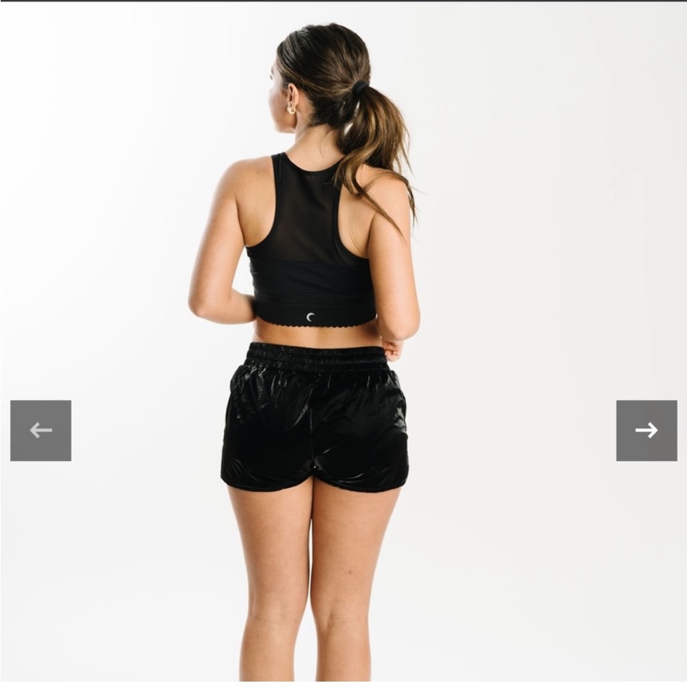 Zyia Midnight Gloss Bomber Shorts - Picture 5 of 11